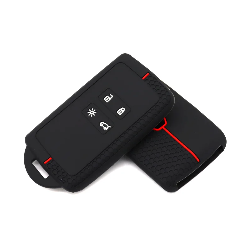 4 Button Silicone Car Case Key Cover for Renault Clio Scenic Megane Duster Sandero Captur Twingo Modus Remote Shell Accessories