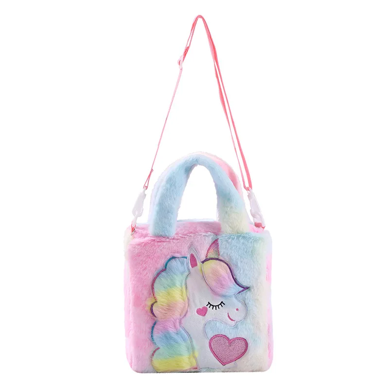 Kids Tote Bag - Girls Personalized Unicorn totebag - cute unicorn bag -  Open top or zippered 4 styles-100% heavy canvas cotton