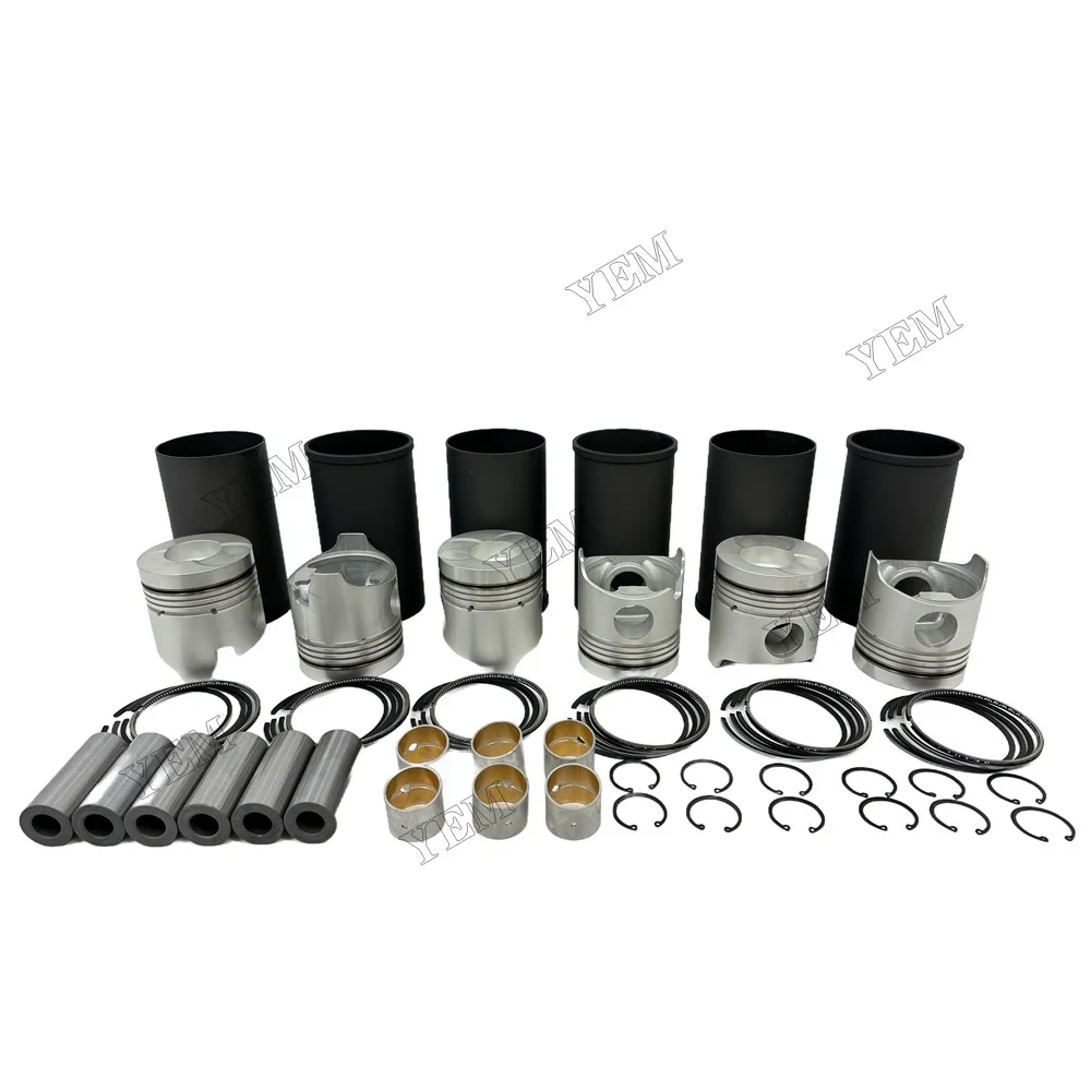 Cylinder Liner Kit Fit for Hino H06C Engine 6