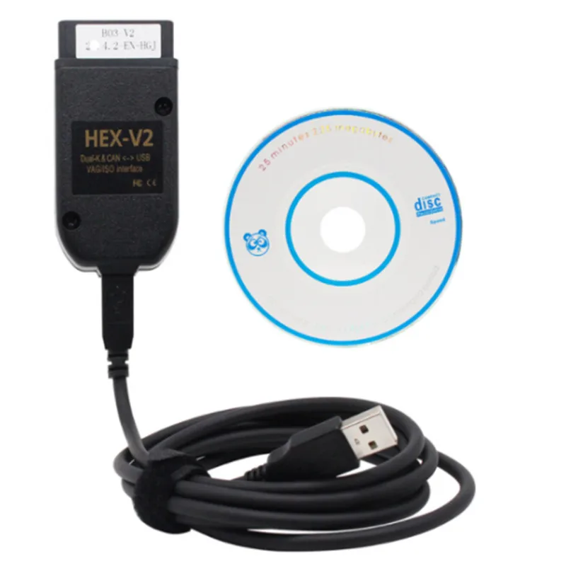 New Version 22.3 Hex V2 Auto Scanner Usb Interface For Vw Audi Skoda ...