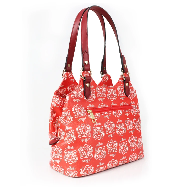 Ladies Shoulder Personalized Purses And Handbags Faux Vegan Leather Tote Bag