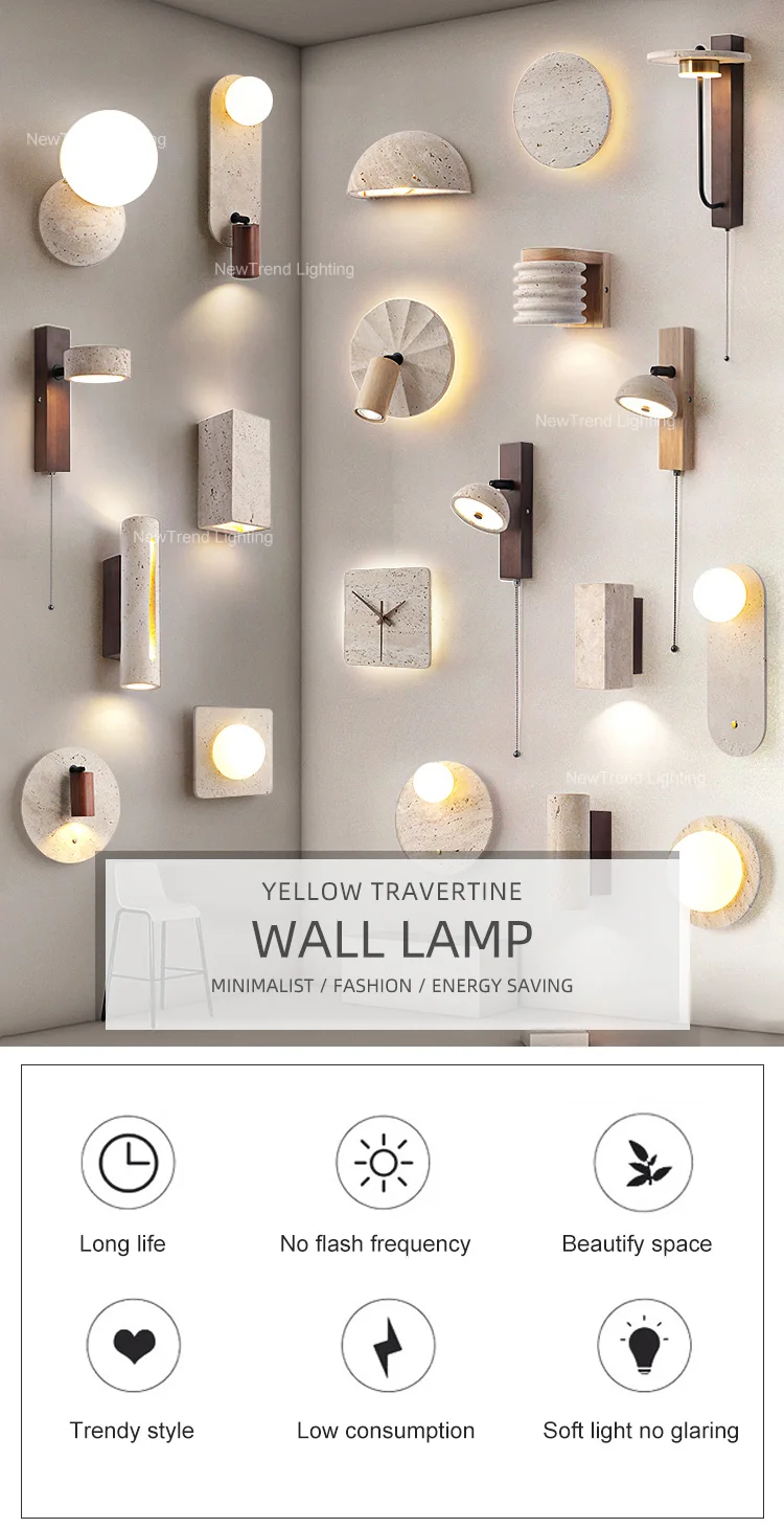 cpl 441 nordic minimalist butter cream wall light  simple round led sconce for hallway  bedside-0