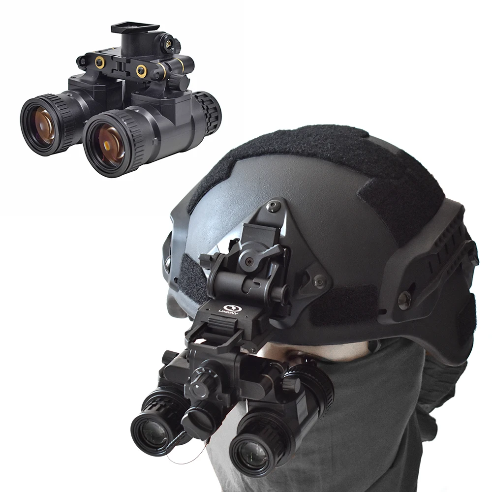LinduNV ヘルメットナイトビジョン PVS 31 双眼鏡 GP 1400FOM Gen2+ 1