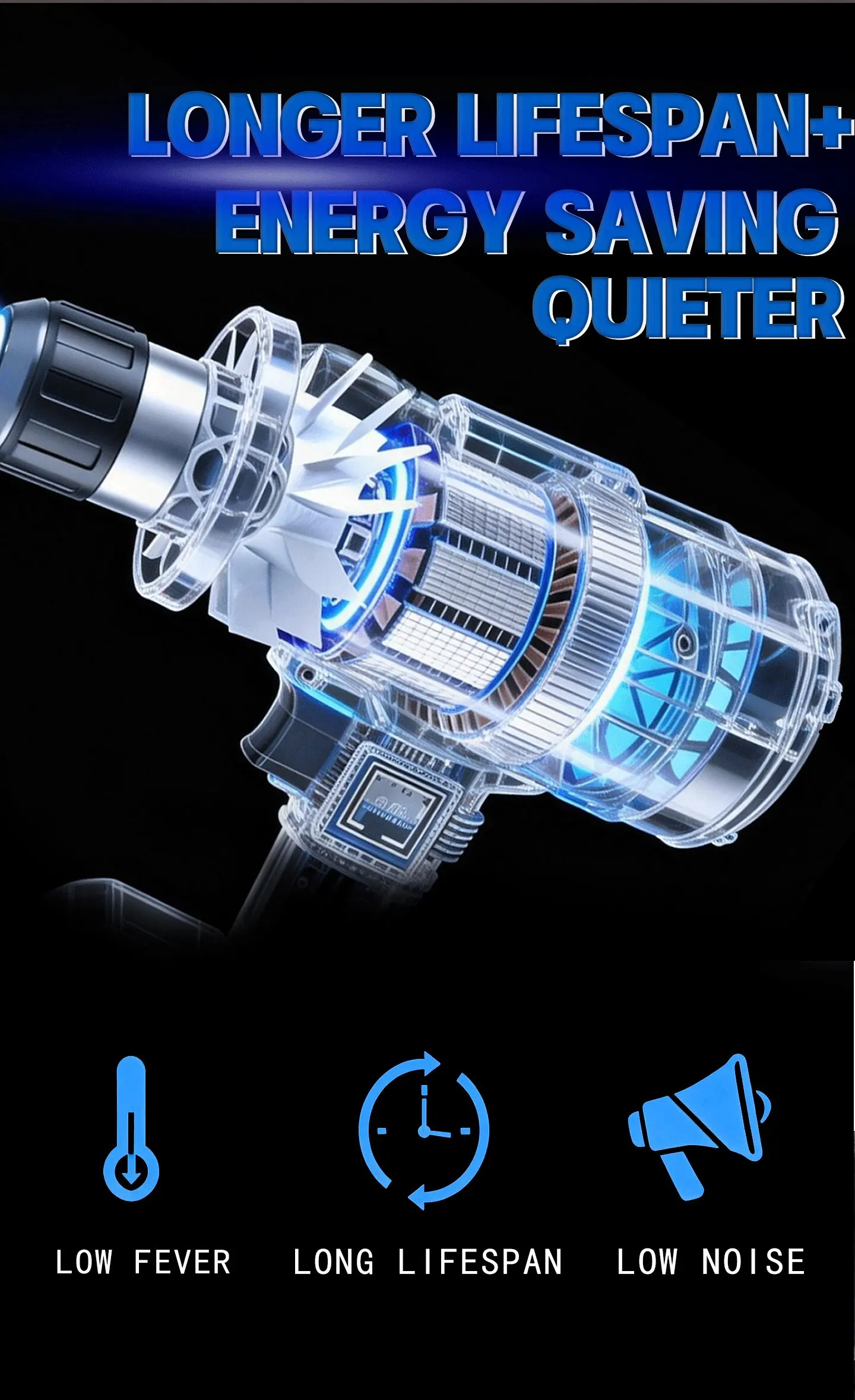 Industrial Turbo Blower, Brushless, Cordless, 21V, 600g - detail 6
