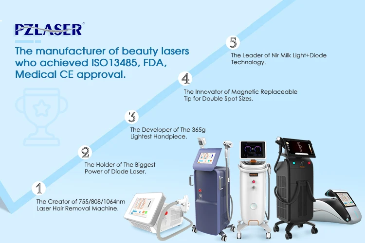 Eos Ice Threewave Small Portable Diode Laser Hair Removal Machine