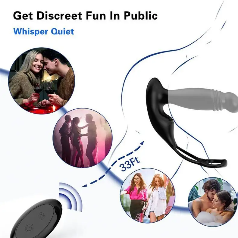 Electric Anal Plug C String Male Dialater Bluetooth Inflables Hygienic Shower Sexy Games Telescopic Silicone Buttplug