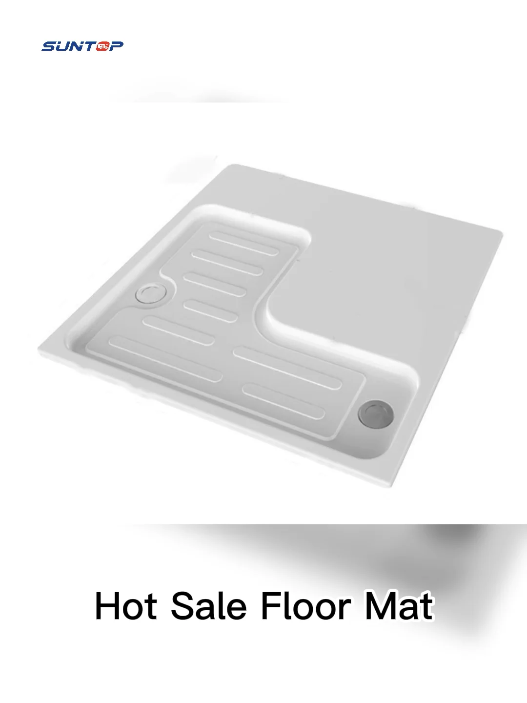 Strong White Plastic Corrugated Pipe Enclosure Shower Base Manufacturers In China For Caravans