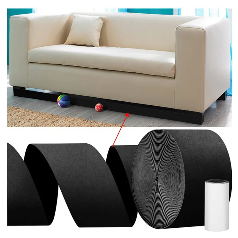 Sectional Connectors For Sliding Sofa Adjustable Gap Bumper Feet Under