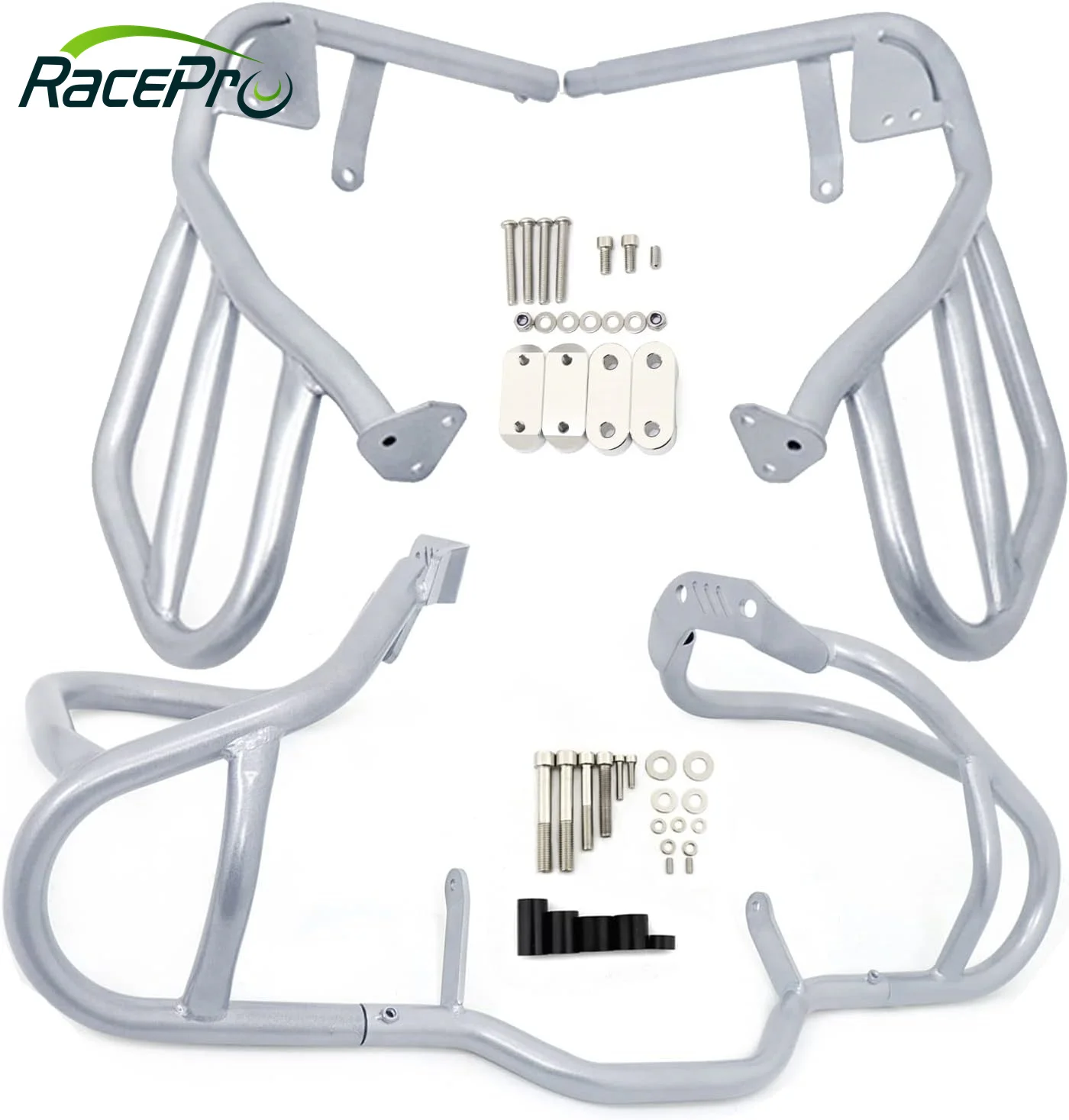 Racepro Motorcycle Engine Guard Crash Guard Bumpers Tank Protector Protection Upper Lower Crash