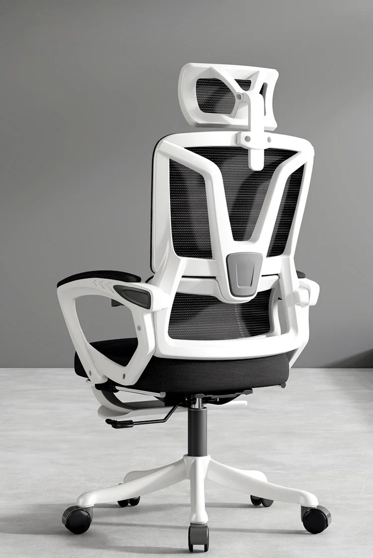 Factory Price Leisure Gaming Office Mesh Chair With Headrest and Footrest Reclining Comfortable Executive Chair