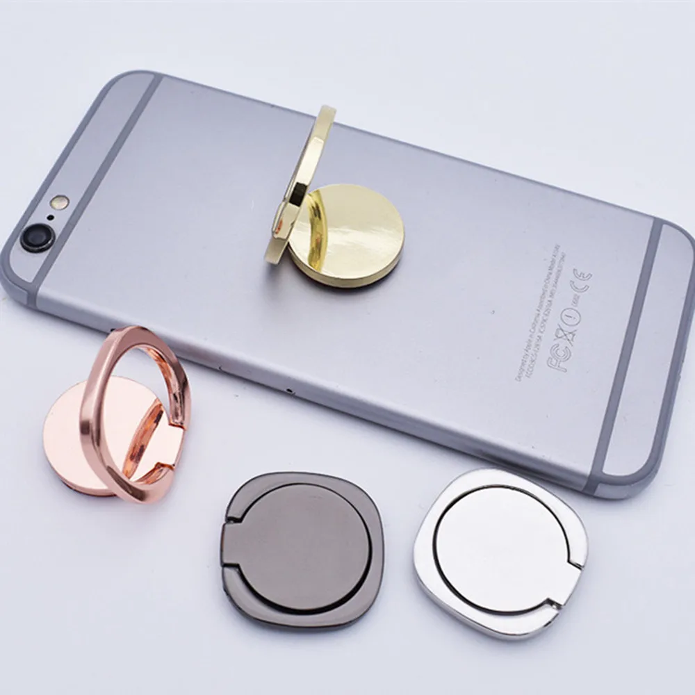 Factory Free Sample Phone Custom Metal Finger Ring Holder for Mobile Phone Ring Holder