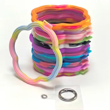 Silicone Wristband Keychain Fashionable Trendy Bracelet Accessories