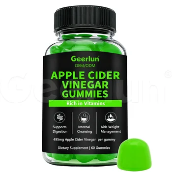 OEM Manufacturer Sugar Free Apple Cider Vinegar Gummy Fat Burner Appetite Suppressant Slimming Gummies for Weight Loss