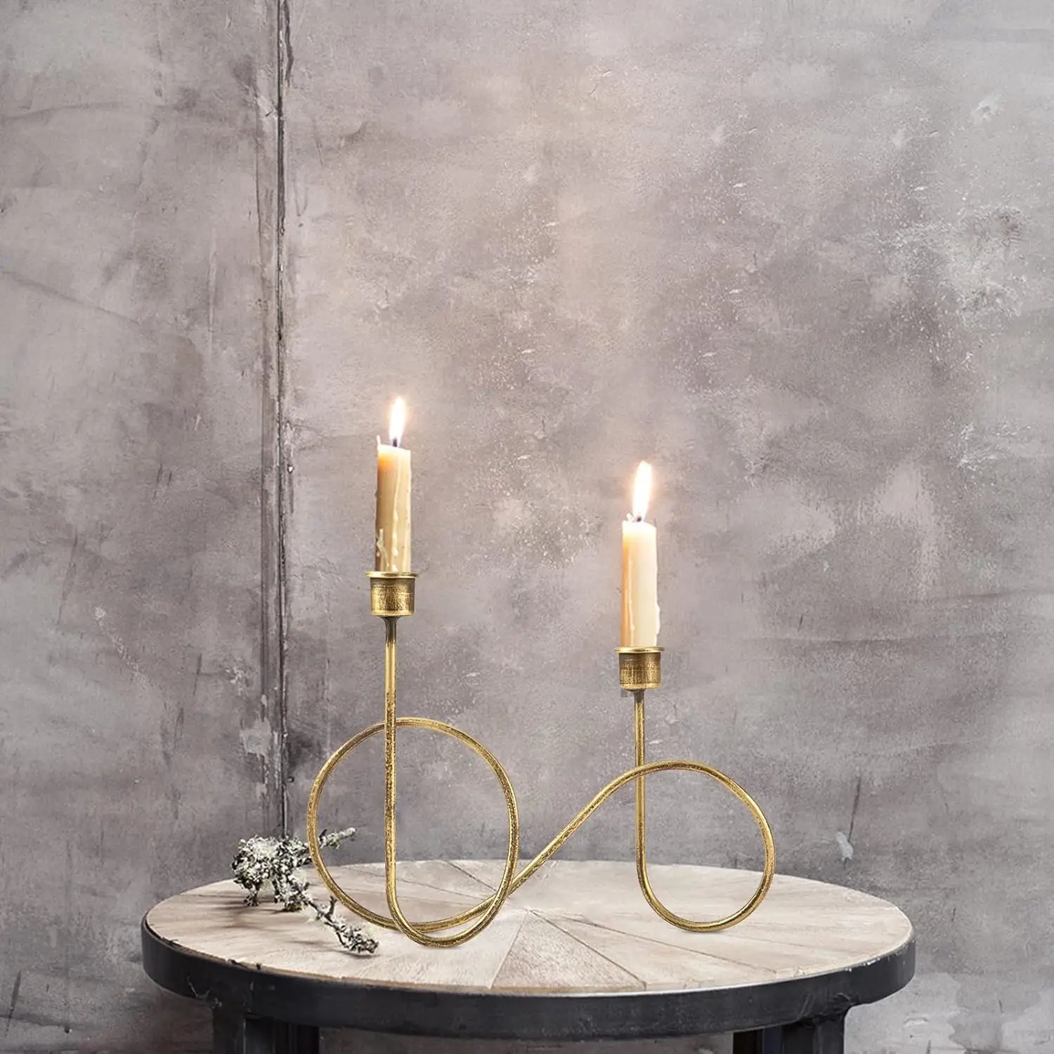 Twisted Modern Metal Candlestick Holder for Table Wedding Centerpiece & Home Decor Holidays and Housewarmings - Image 6