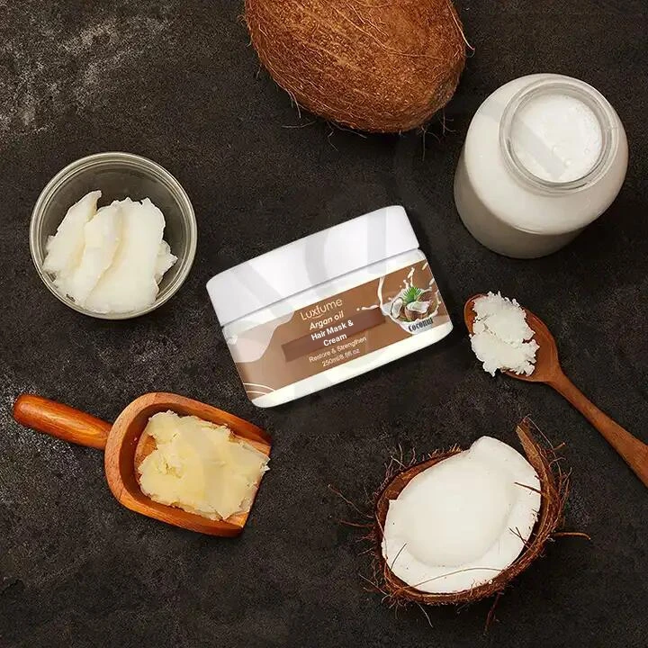 Vibrant Coconut Hair Cream Photo Concept Vibrant Coconut Hair Cream Photo Concept