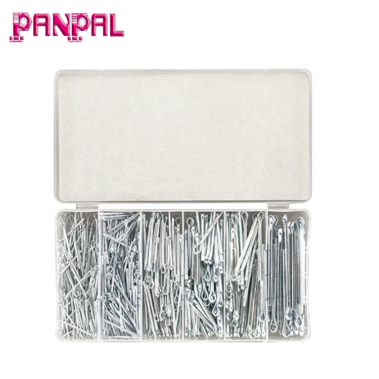 Supplier Direct Sell 555pcs Split Cotter Pin Spring Fastener Assortment Kit