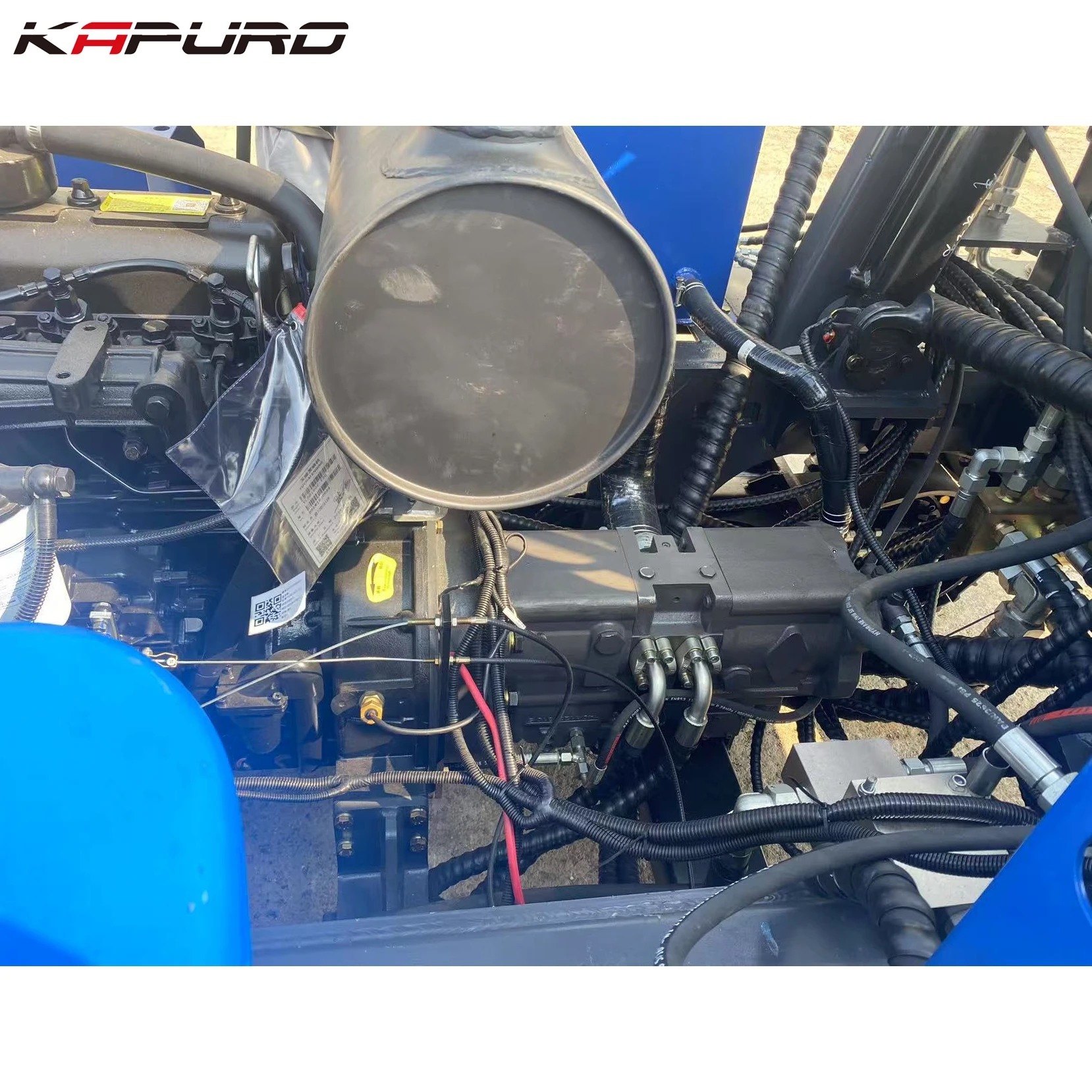 product kapuro kp 500 ultra deep water well drill rig 500m depth 8000nm torque new diesel engine with bearing  pump-17