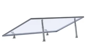 product portable solar panel mounting kit adjustable pv panel rack system flat roof metal roof fast installation-4