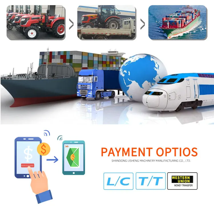 Cheap 60hp 4wd Tafe Chinese Farm Small Price 4x4 Tractor Agricol For