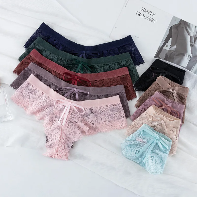 Wholesale Womens Sexy Transparent Low-Waist Underwear Manufacturers