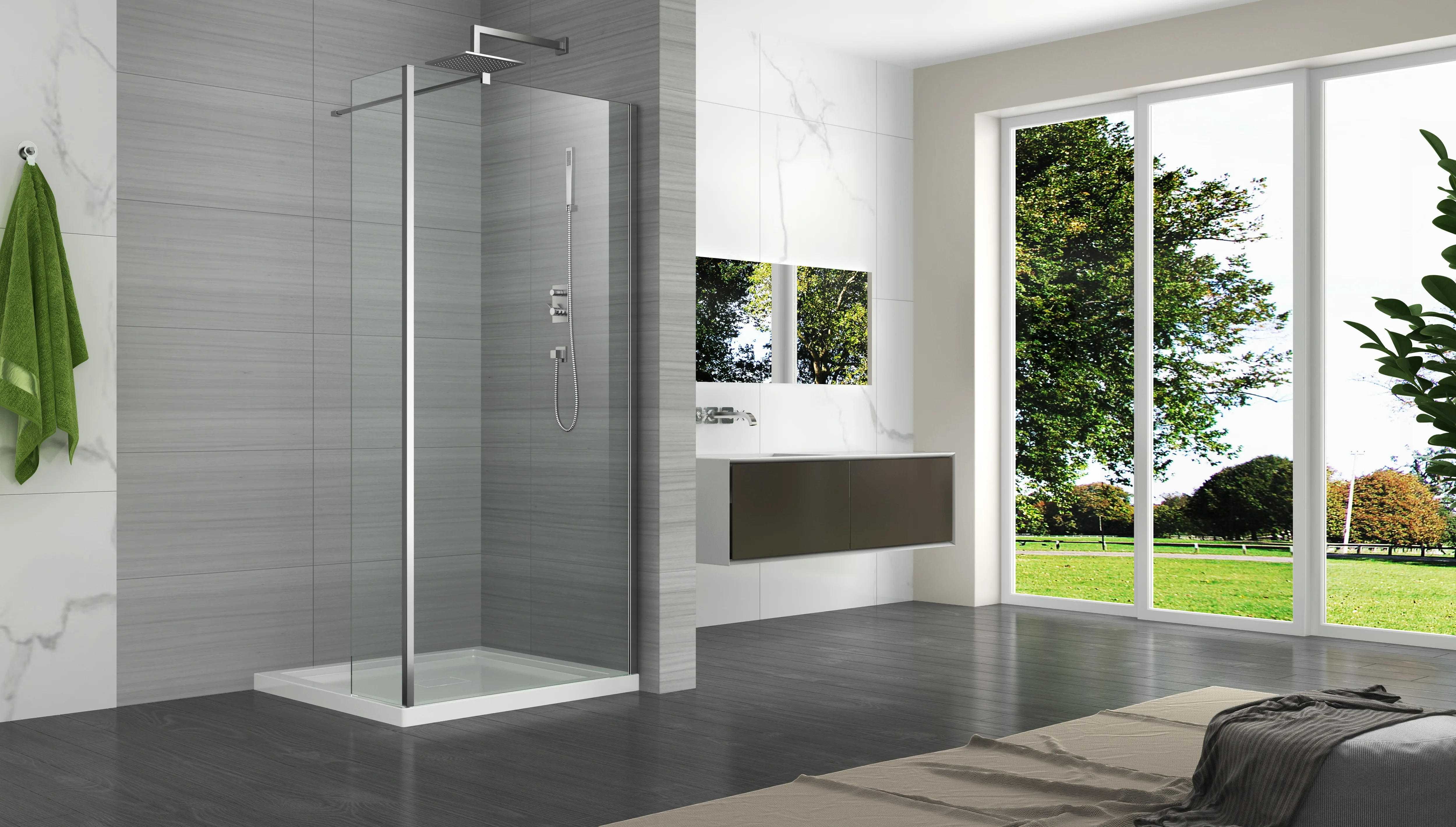 Walk in Wet Room Shower Screen