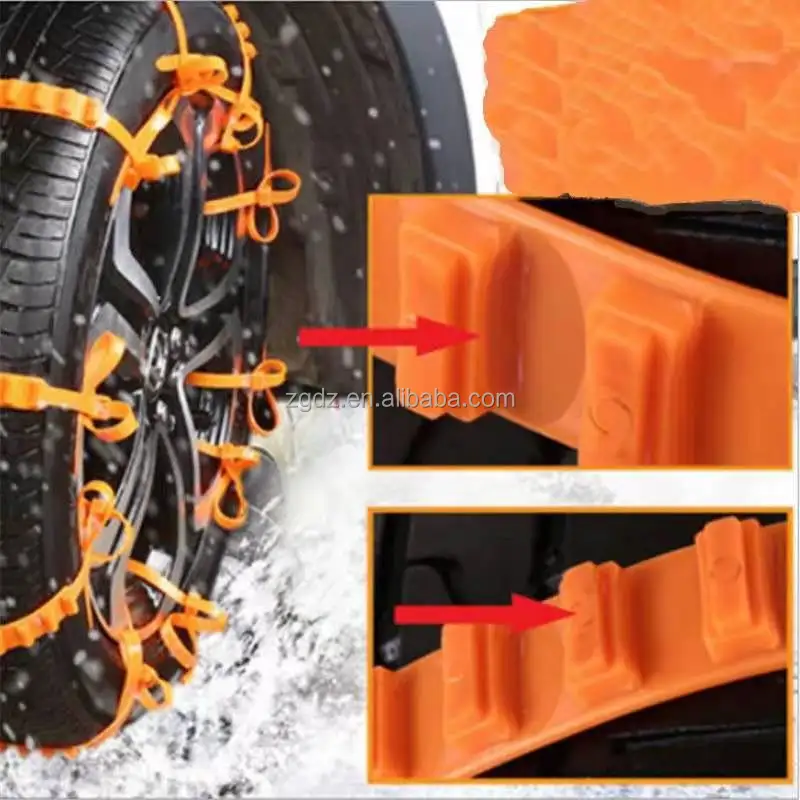 Car Winter Tire Wheels Emergency Slip Tyre Cable Belt Snow Chains Car Snow Tire Antiskid Suv
