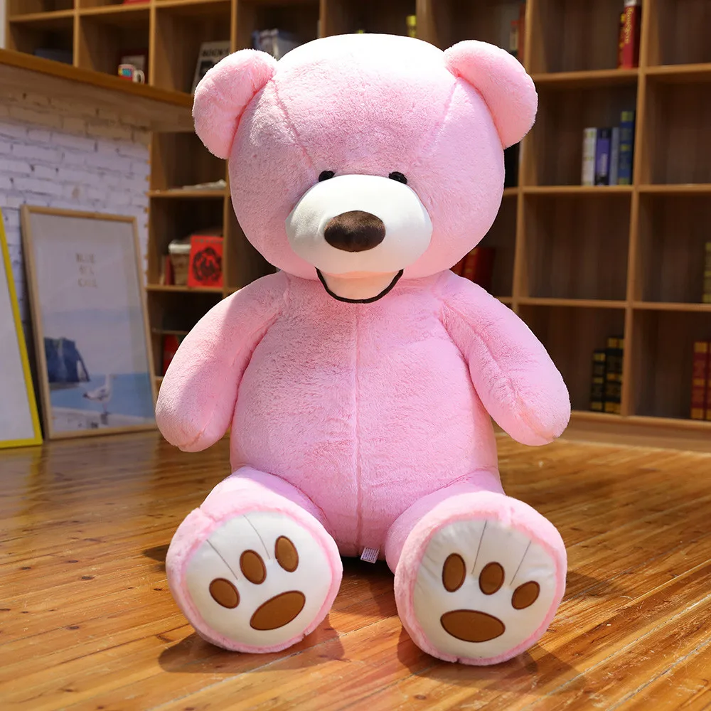 pink human size teddy bear