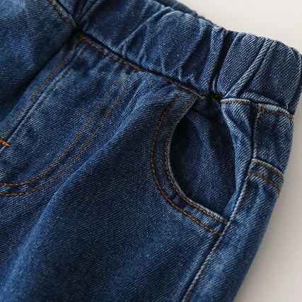 Горячая распродажа 2021, детские джинсовые брюки lyc-4212, длинные джинсовые брюки для мальчиков, повседневные брюки на весну и осень, детская одежда для ползания для девочек