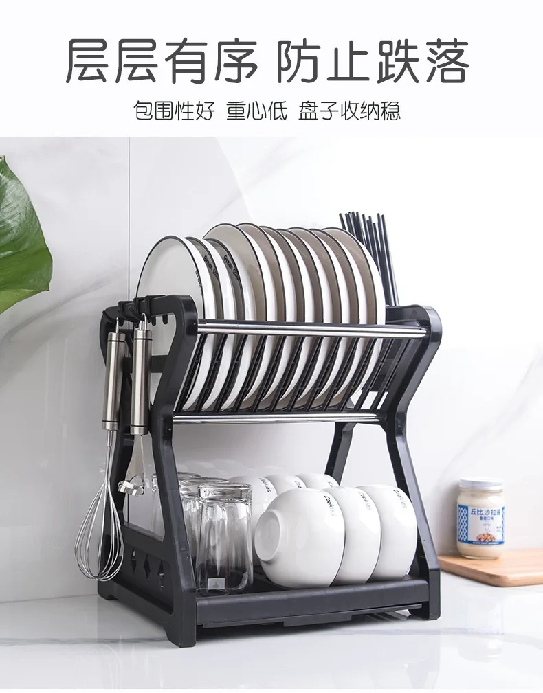 Hot Product Kitchen Dish Storage Rack Table Top Drain Bowl Rack Put Tableware Kitchen Accessories Storage Holders & Racks 10 Pcs manufacture