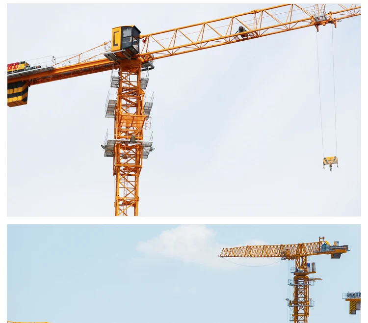 High Quality Luffing Used Tower Crane QTZ6015 10 Ton