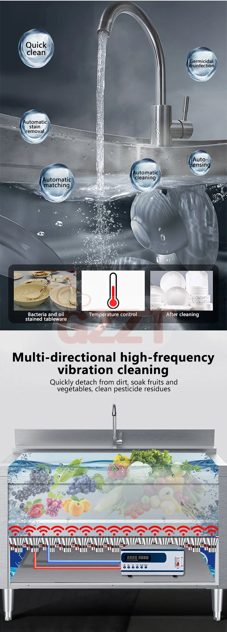 Large Dishwasher Commercial Dish Washer Oem Traditional Electric