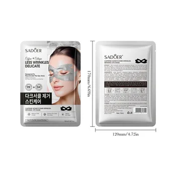 Wholesale Herbal Caffeine Honeycomb Firming Eye Mask Moisturizing Rejuvenating Eye Bags Anti-Aging Eye Mask Skin Care Products