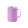 Taza con asa recta violeta