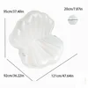 White Small shell with edge and handle