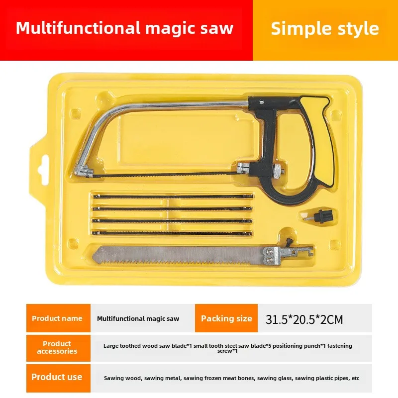 Multifunctional DIY Magic Saw Hand Wire Saw for Household Hacksaw Steel Wood Tools