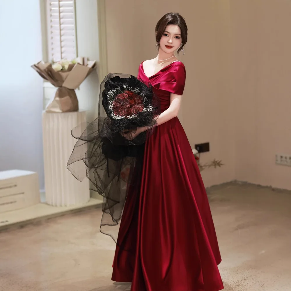 Burgundy Plus Size Crystal A-Line Midi Bride Wedding Toast Engagement Dress for Pregnant Women Banquet Evening 100% Cotton| Alibaba.com Burgundy Plus Size Crystal A-Line Midi Bride Wedding Toast Engagement Dress for Pregnant Women Banquet Evening 100% Cotton| Alibaba.com