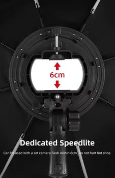 Triopo Ks65 65Cm Flash Speedlite Softbox Draagbare Outdoor Octagon Umbrella Softbox Photo Studio detail image