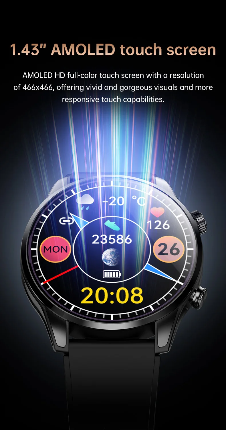 Welcome OEM Order, Factory Whole Selling 2025 G1000 Smartwatch Bt Call Health Monitoring 1.43inch Amoled Screen Gps Altitude Barometer Sports Smart Watch Fitness Tracker - Buy Fitness Tracker Smart Watch G1000 Smartwatch sports Smart Watch