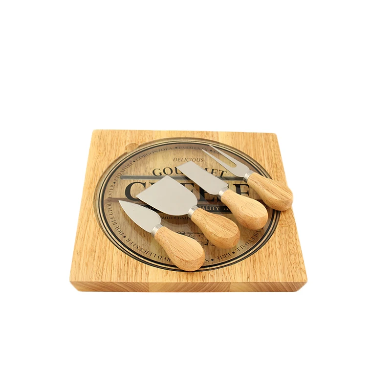 Buy 2021 Hot Sale Rubber Wood Cheese Board With Ceramic Cutting Board And  Bowl And Cheese Knife Set from Yangjiang Yangdong Homsense Industrial Co.,  Ltd., China