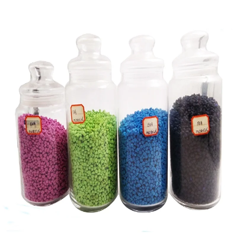 Wholesale Customized Modified Functional Raw Granule EVA Material Shoes slippers Clogs Sandals Spot Materials