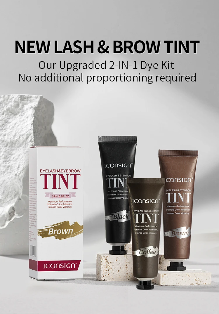 Ika019 Iconsign Private Label At Home Brow Tint And Eyelash Tint