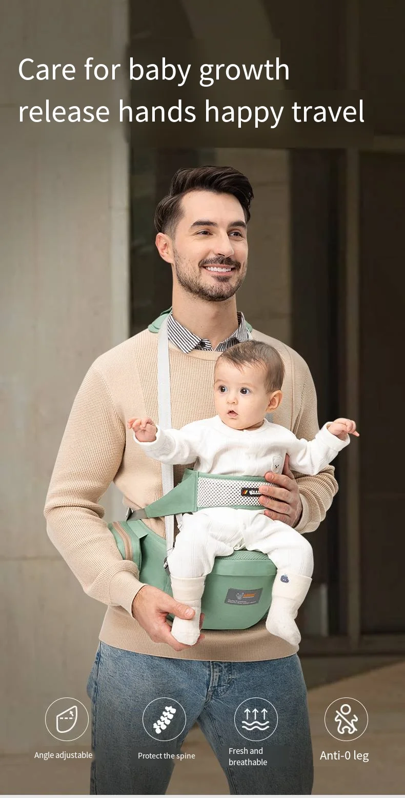 Hip Seat Baby Carrier Baby Waist Seat Adjustable Strap And Pocket