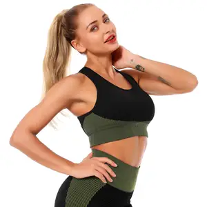 OEM Ladies High Impact Women Fitness Made Gym Workout Clothing High Support Sport Bra Top Fitness