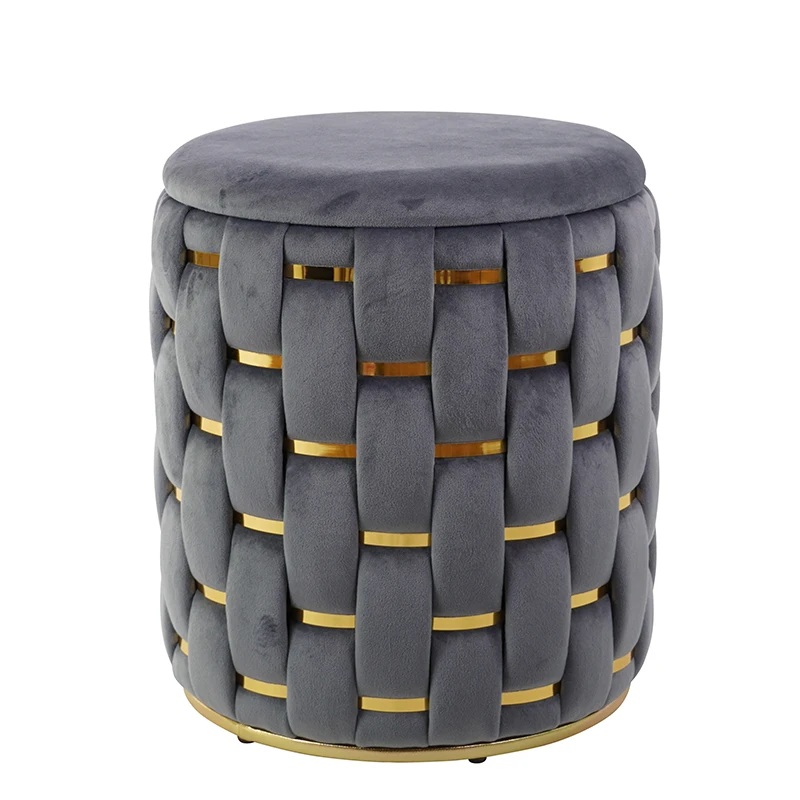 Stool New Sale Dining Round Modern Indoor Home Luxury Foot Step Living Room Furniture Ottoman Stools