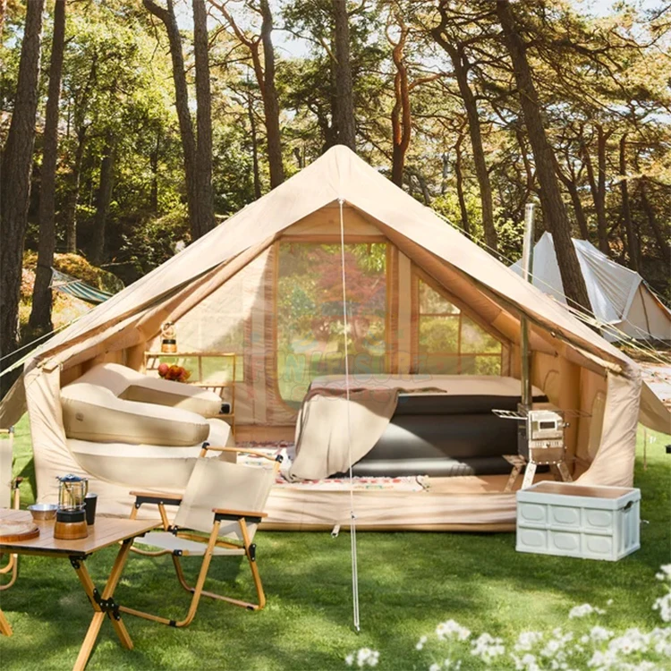 Wasserdichtes Cody Camping Pilzhaus Outdoor Glamping aufblasbares Zelt fr  8 Personen groe Campzzle Zelte Luft