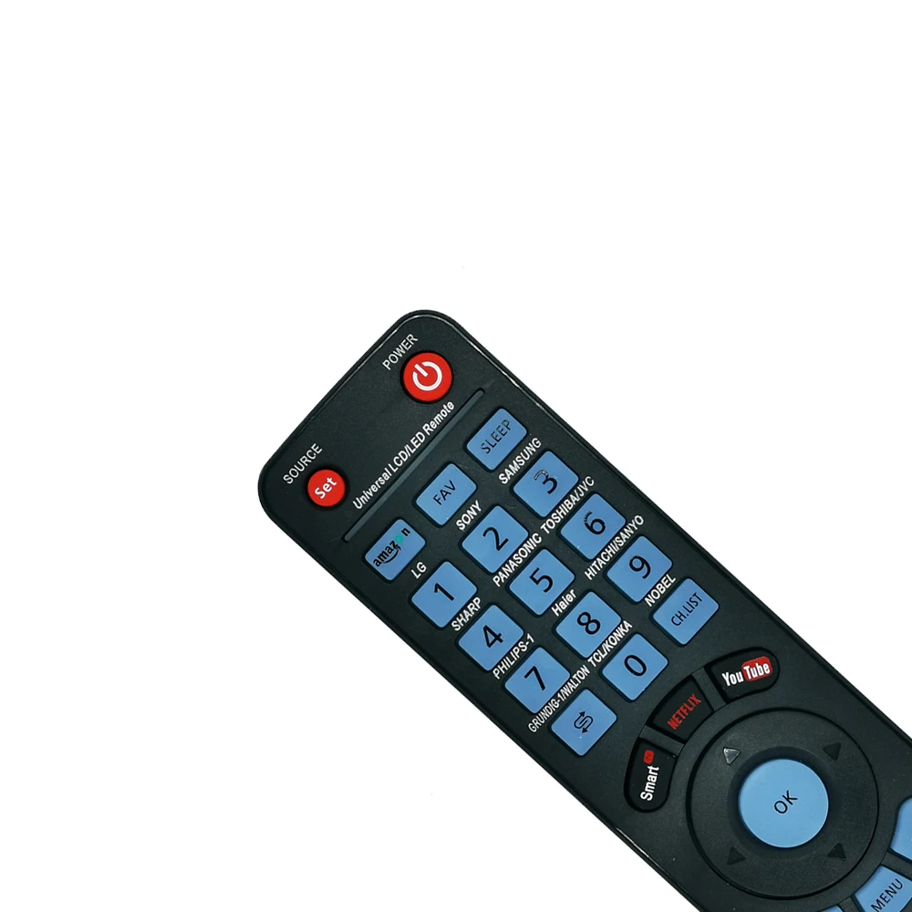 Universal TV Remote Control for SHARP PHILIPS HAIER HITACHI SANYO TCL KONKA  PANASONIC HISENSE GRUNDIG THOMSON JVC LCD LED TV