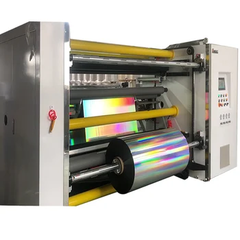 Custom High Precision All In One Holographic Film Slitting and Rewinding Machine