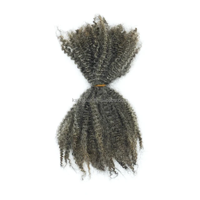 KAMA Virgin Brazilian Hair Extension Bundles Wholesale 4C Afro Kinky Curly Bulk Twist Human Hair for Black Women