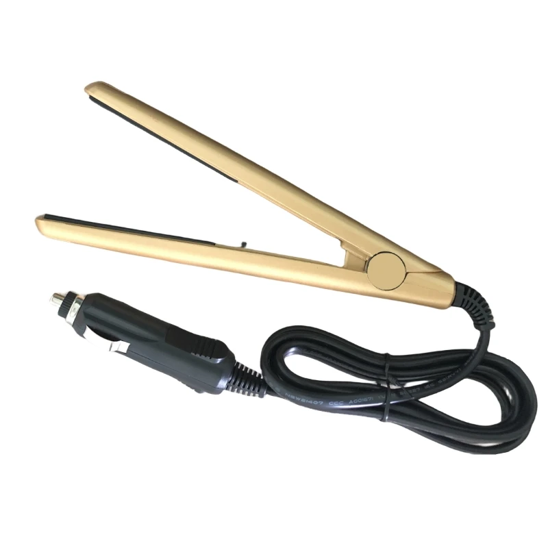 Lisseur De Cheveux De Voyage – Plaques En Céramique – Chaleur Instantanée – Format Compact – Neuf
