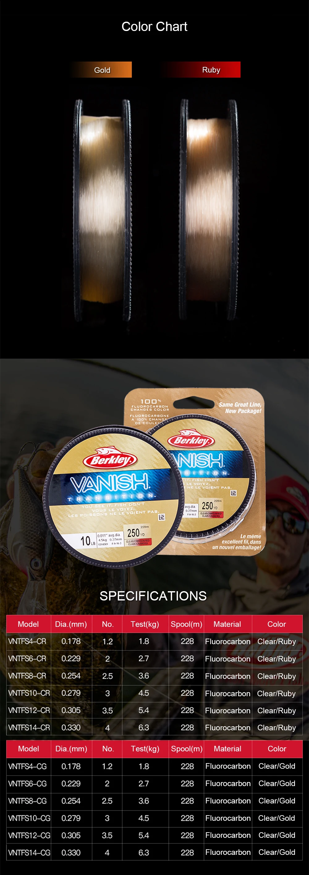 Newbility 0.178mm0.330mm 228m Zreo Stretching Fishing Line